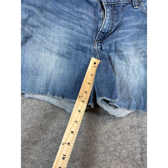 Rook & Republic Cutoff Shorts Womens Size 12 Blue Studded Distressed Streetwear - Picture 3 of 8